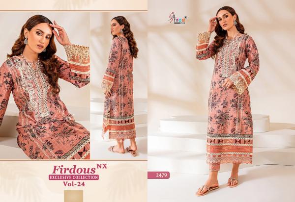 Shree Firdous Exclusive Collection Vol 24 Nx Cotton Pakistani Suits Collection